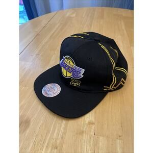 Los Angeles Lakers Mitchell And Ness Hardwood Classic NBA Snapback Cap 8” D